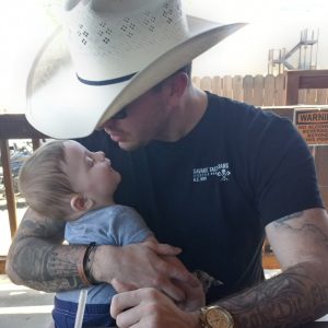 Officer Brennand and son
