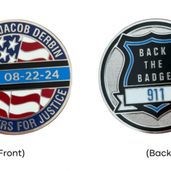 Officer Jacob Derbin Challenge Coin